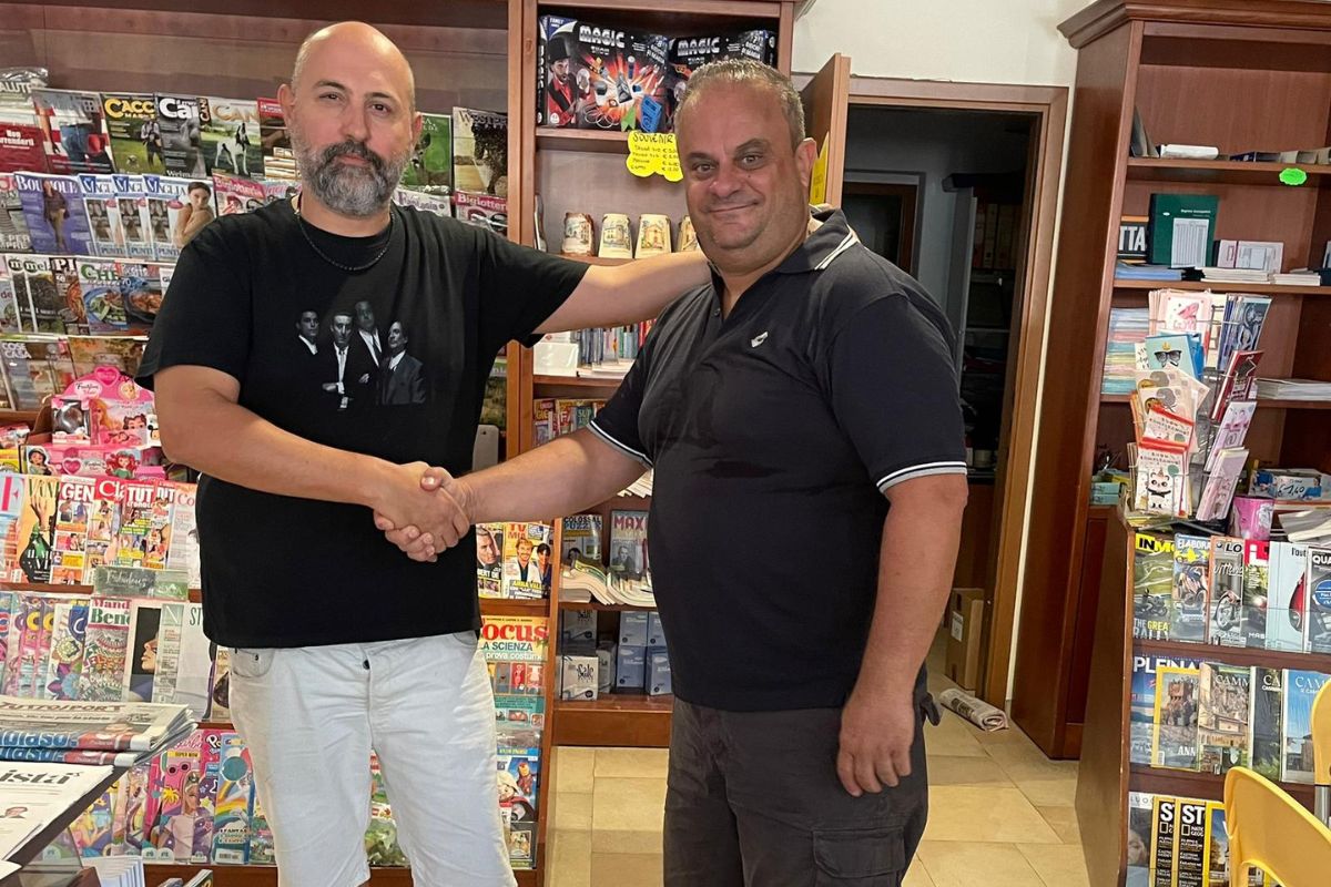 dg Morelli e presidente Trabucco - foto Castello calcio dg Morelli e presidente Trabucco - foto Castello calcio