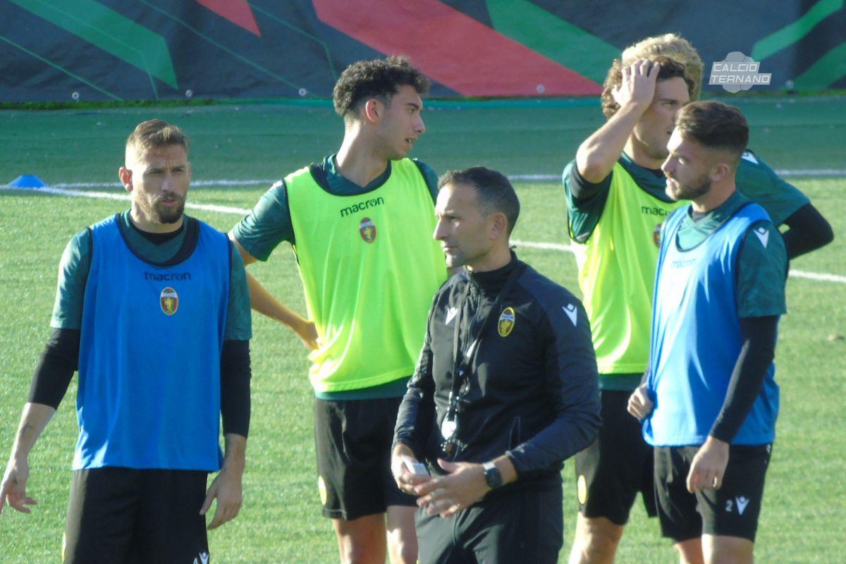 ternana allenamento
