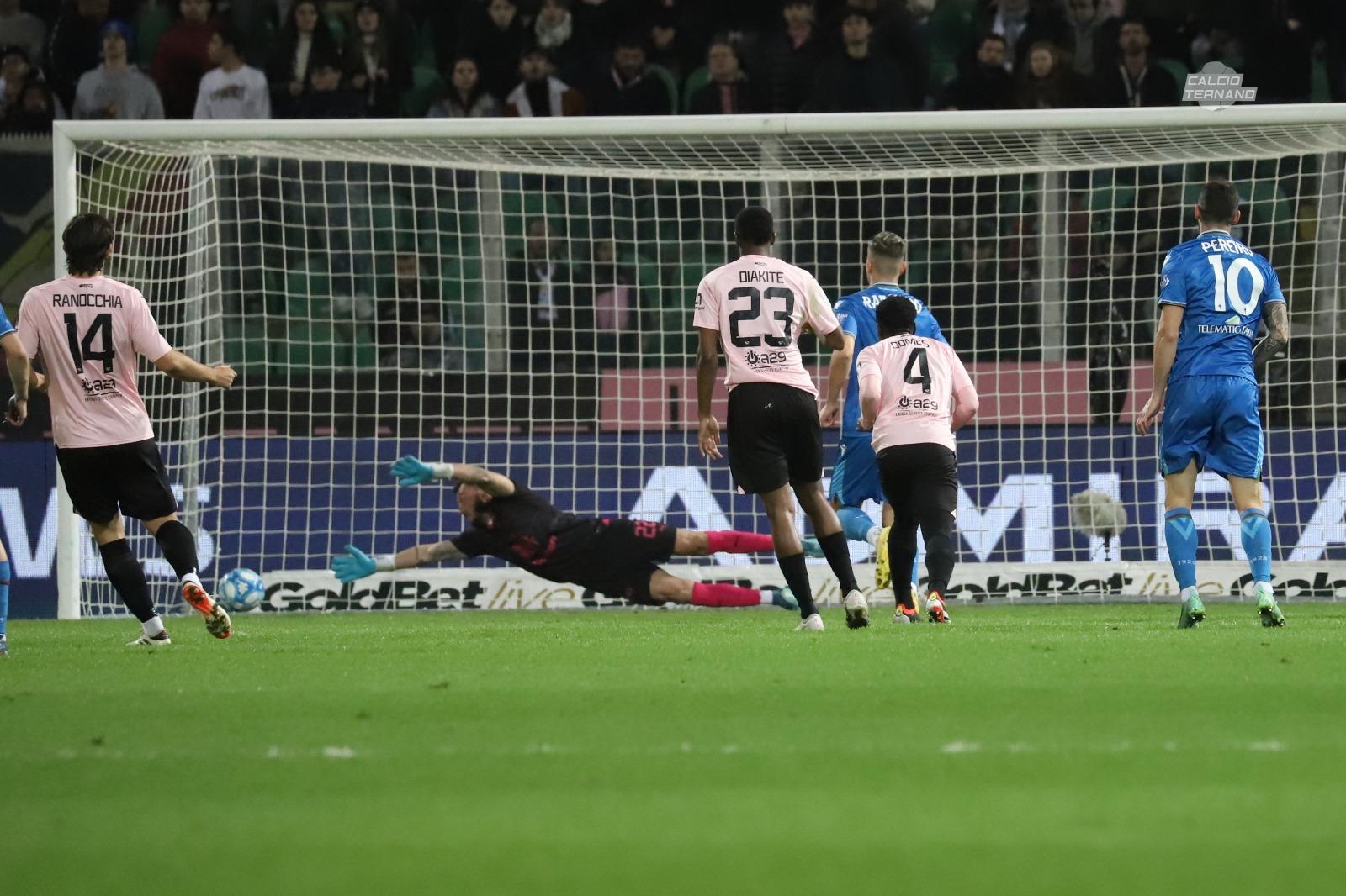 Palermo-Ternana gol Pereiro - foto Luca Marchetti