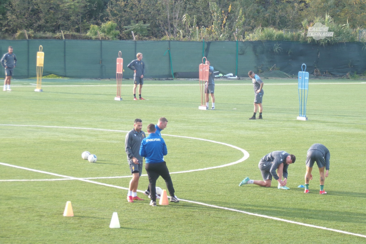 Ternana allenamento
