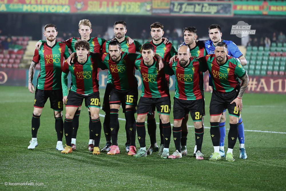 Ternana-Gubbio foto squadra