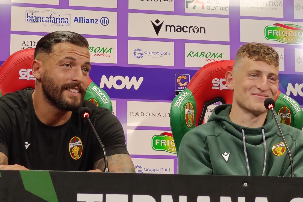 Ternana-Giana Erminio Vallocchia e Ferrante