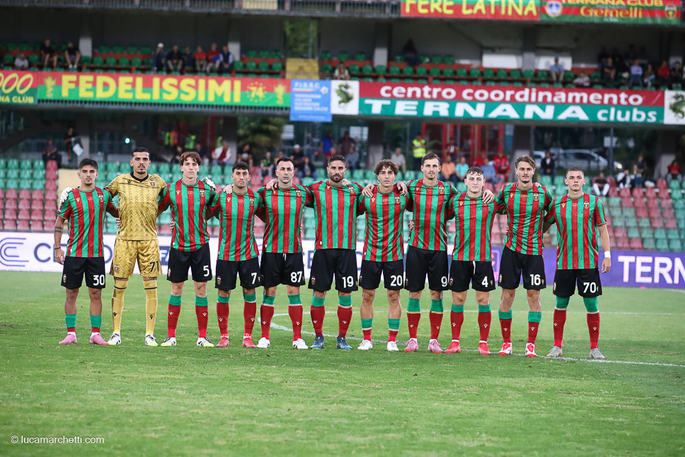 Ternana-Pontedera squadra