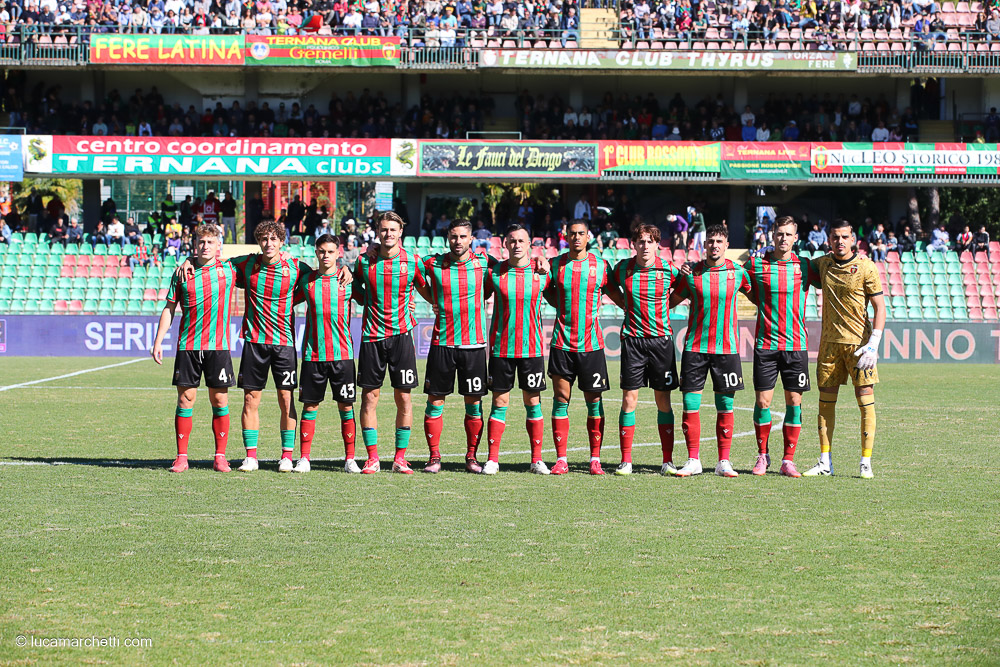 Ternana-Pineto squadra